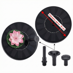 2x1 🌸 Fuente Solar Decorativa Flotante – Sin Electricidad