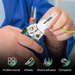 Alicate Multifuncional 8 en 1 Corta, pela y ajusta cables en segundos 🔧