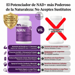 🧬Complejo NMN 10 en 1 de 1000 mg (60 Cápsulas) 🌿