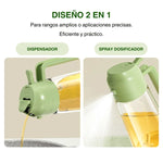 🍳 ACEITERO 2 EN 1 PRO – Rocía o vierte sin desperdiciar aceite