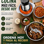 🔪 Molino Picador Eléctrico Acero Inoxidable🔥