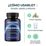WIDEAWAKE – Energía y Enfoque Mental con Detox Natural (60 cápsulas) 🍃