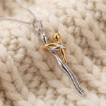 Collar Abrazo Eterno Plata de Ley 925