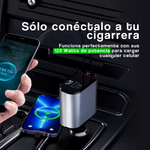 CARGADOR 4 EN 1 PARA AUTO - 120 WATTS