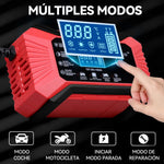 🔋 AutoCharge™ Cargador de Batería Inteligente para Autos y Motos