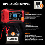🔋 AutoCharge™ Cargador de Batería Inteligente para Autos y Motos