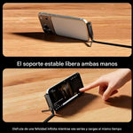 ⚡ Carga Súper Rápida + Soporte Integrado en un Solo Cable