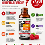🍃Vitamina B12+B6+B1™ PAGA 1 Y LLEVA 2+ envio gratis : Mente Clara y Vital